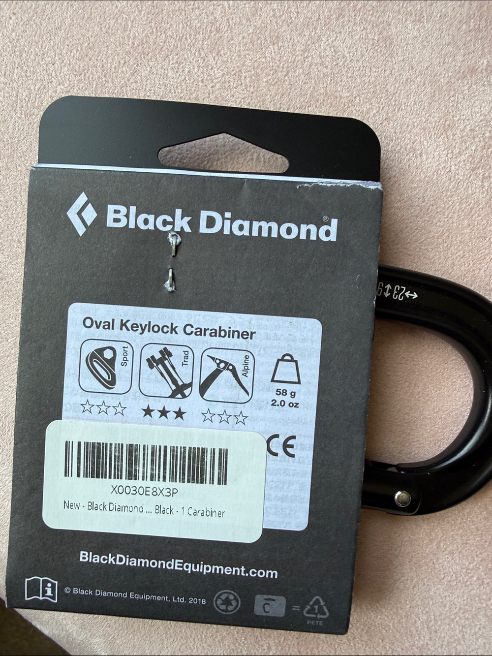 Bundle of Three Black Diamond Oval Keylocks - Picture 3 of 4